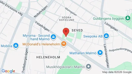 Apartments for rent i Sofielund - kort over placeringen