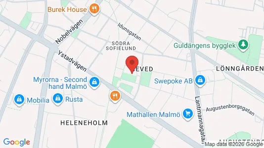 Apartments for rent i Sofielund - kort over placeringen