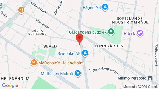 Apartments for rent i Sofielund - kort over placeringen