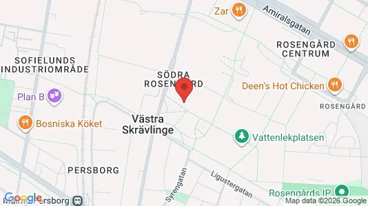 Apartments for rent i Rosengård - kort over placeringen