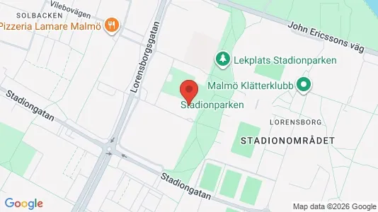 Apartments for rent i Malmö City - kort over placeringen