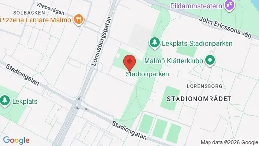 Apartments for rent i Malmö City - kort over placeringen
