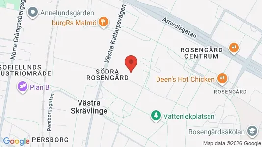 Apartments for rent i Rosengård - kort over placeringen