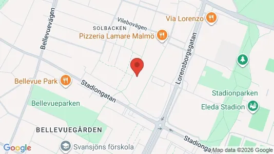 Apartments for rent i Malmö City - kort over placeringen