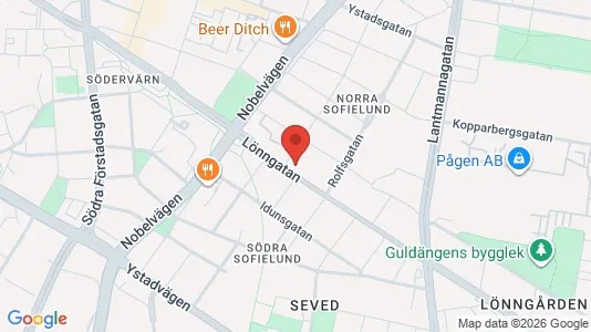 Apartments for rent i Malmö City - kort over placeringen