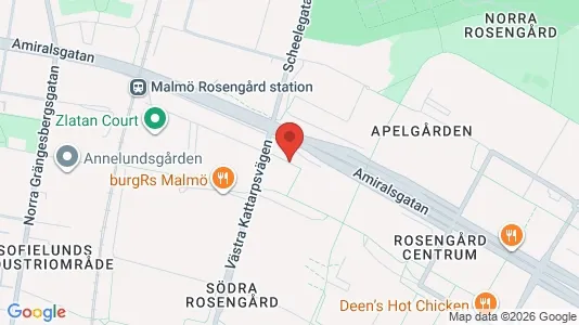 Apartments for rent i Rosengård - kort over placeringen