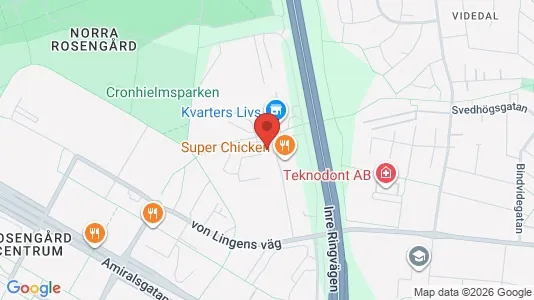 Apartments for rent i Rosengård - kort over placeringen