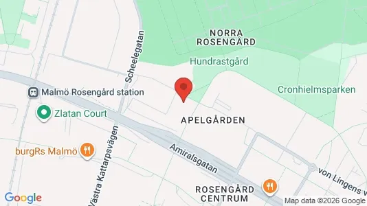Apartments for rent i Rosengård - kort over placeringen