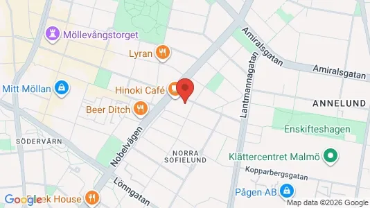 Apartments for rent i Sofielund - kort over placeringen