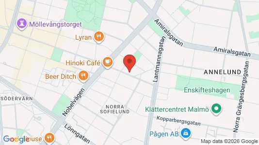 Apartments for rent i Sofielund - kort over placeringen