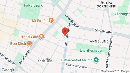 Apartments for rent i Malmö City - kort over placeringen