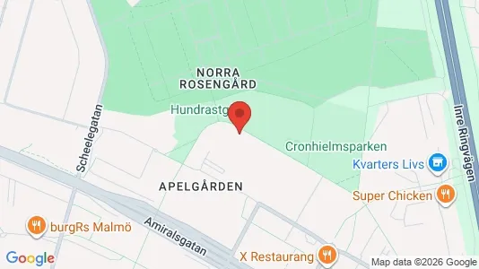 Apartments for rent i Rosengård - kort over placeringen