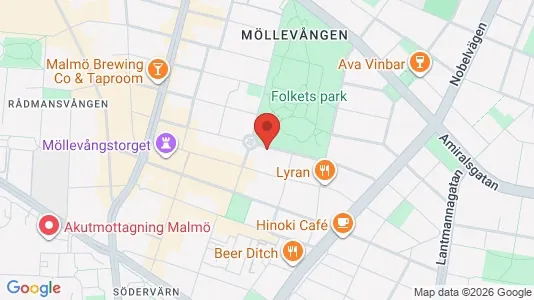 Apartments for rent i Malmö City - kort over placeringen