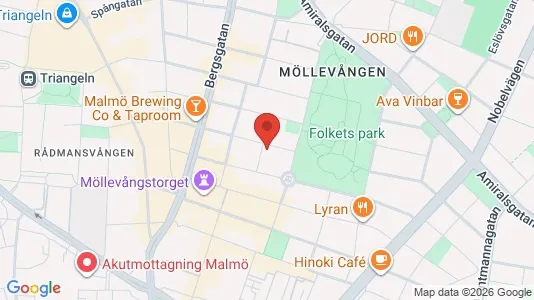 Apartments for rent i Sofielund - kort over placeringen