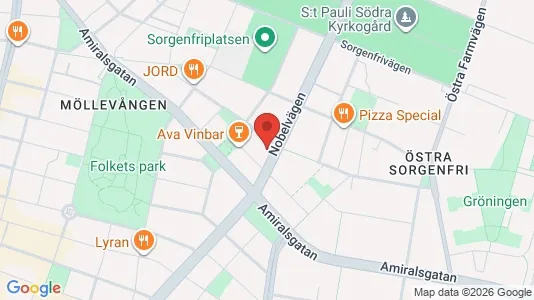 Apartments for rent i Malmö City - kort over placeringen