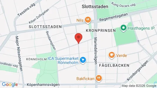 Apartments for rent i Malmö City - kort over placeringen