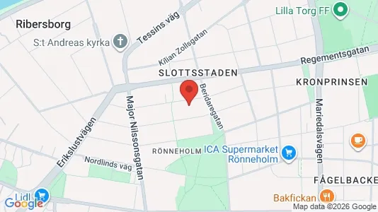 Apartments for rent i Malmö City - kort over placeringen