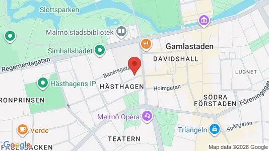 Apartments for rent i Malmö City - kort over placeringen