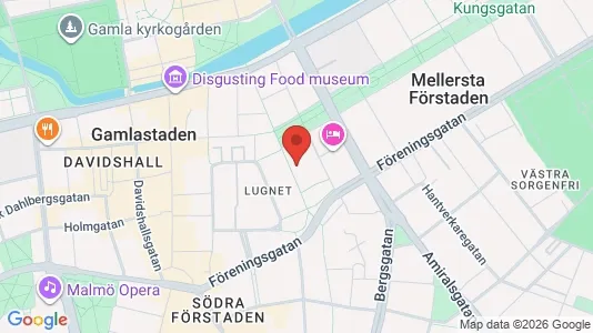 Apartments for rent i Malmö City - kort over placeringen