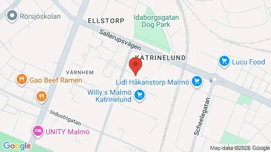 Apartments for rent i Malmö City - kort over placeringen