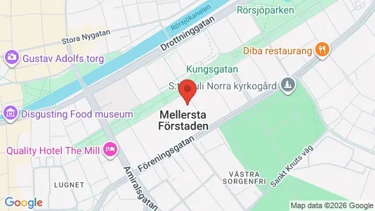 Apartments for rent i Malmö City - kort over placeringen