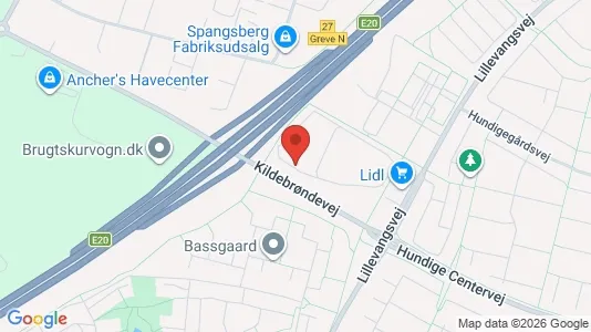 Apartments for rent i Greve - kort over placeringen
