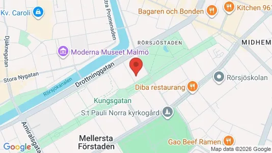 Apartments for rent i Malmö City - kort over placeringen