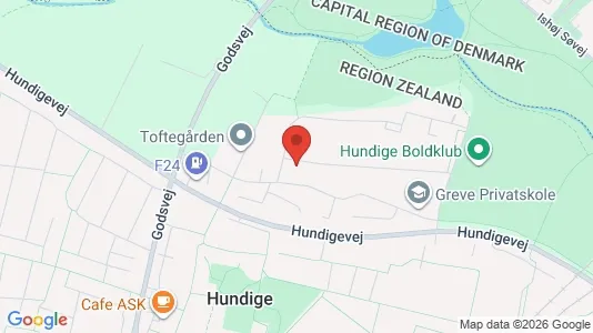 Apartments for rent i Greve - kort over placeringen