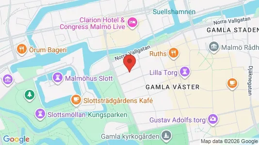 Apartments for rent i Malmö City - kort over placeringen