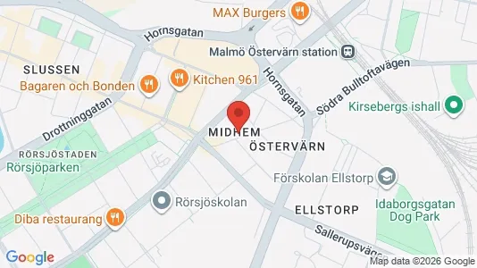 Apartments for rent i Malmö City - kort over placeringen