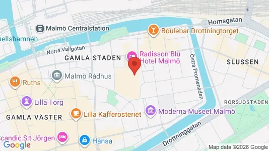 Apartments for rent i Malmö City - kort over placeringen