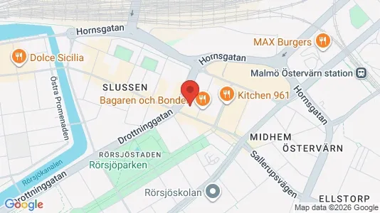 Apartments for rent i Malmö City - kort over placeringen