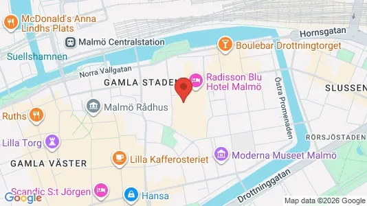 Apartments for rent i Malmö City - kort over placeringen