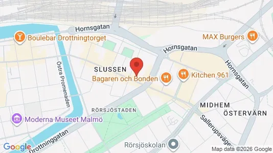 Apartments for rent i Malmö City - kort over placeringen