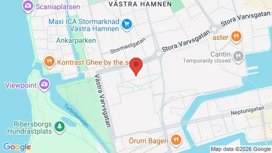 Apartments for rent i Malmö City - kort over placeringen