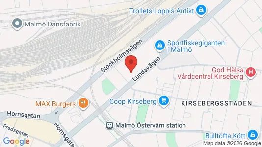 Apartments for rent i Kirseberg - kort over placeringen