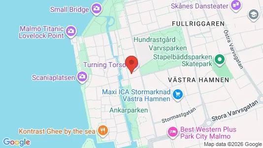 Apartments for rent i Malmö City - kort over placeringen