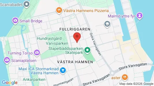 Apartments for rent i Malmö City - kort over placeringen