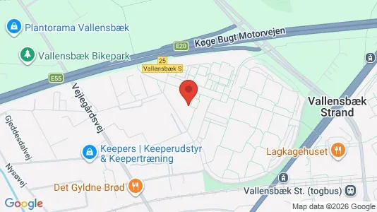 Apartments for rent i Vallensbæk Strand - kort over placeringen