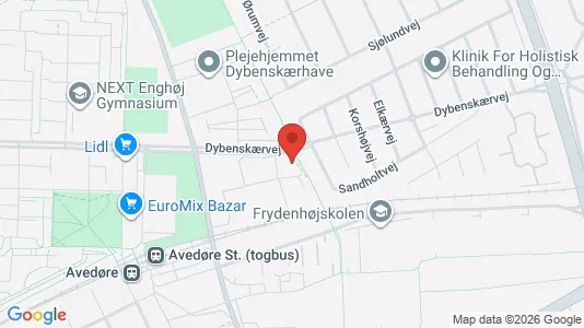 Apartments for rent i Hvidovre - kort over placeringen