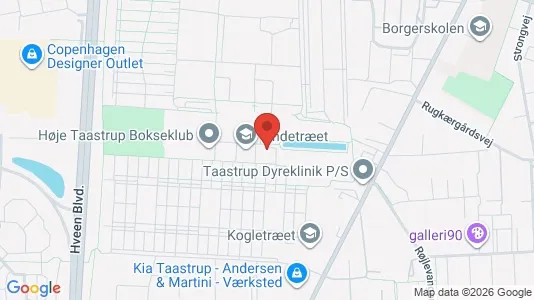 Apartments for rent i Taastrup - kort over placeringen