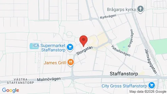 Apartments for rent i Staffanstorp - kort over placeringen