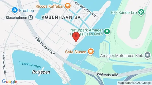 Apartments for rent i Copenhagen SV - kort over placeringen