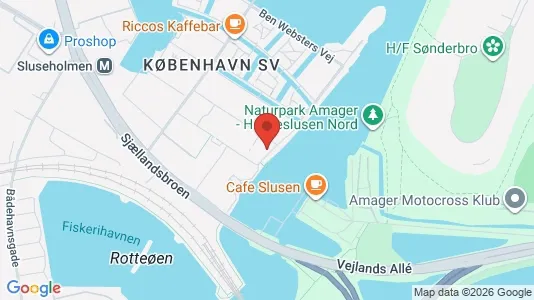 Apartments for rent i Copenhagen SV - kort over placeringen