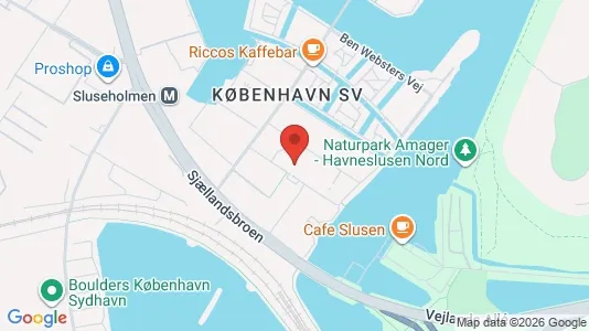 Apartments for rent i Copenhagen SV - kort over placeringen