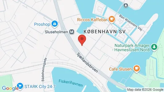 Apartments for rent i Copenhagen SV - kort over placeringen