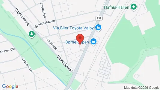 Apartments for rent i Valby - kort over placeringen