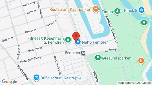 Apartments for rent i Copenhagen S - kort over placeringen