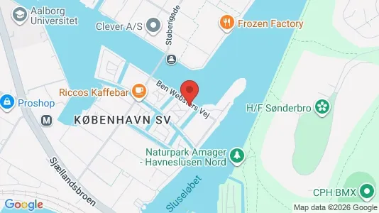 Apartments for rent i Copenhagen SV - kort over placeringen