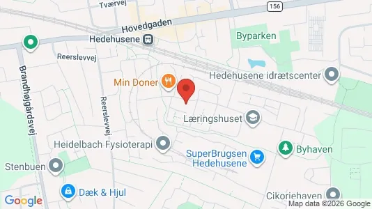 Apartments for rent i Hedehusene - kort over placeringen